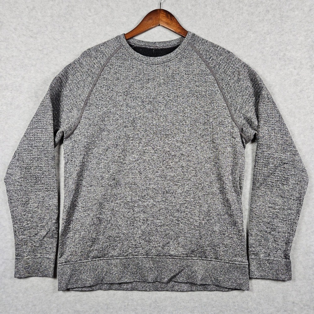 Lululemon (Men's Large) Engineered Warmth Long-Sleeve Sweatshirt Gray Pullover